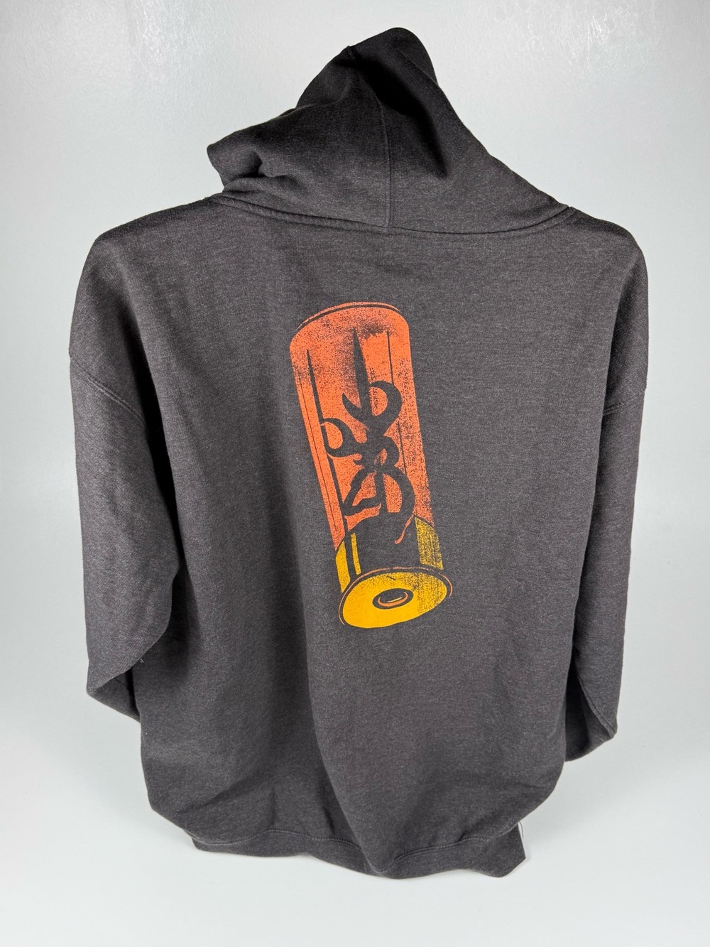Browning Buckmark Shotgun Shell Hoodie Dark Grey 2X-Large